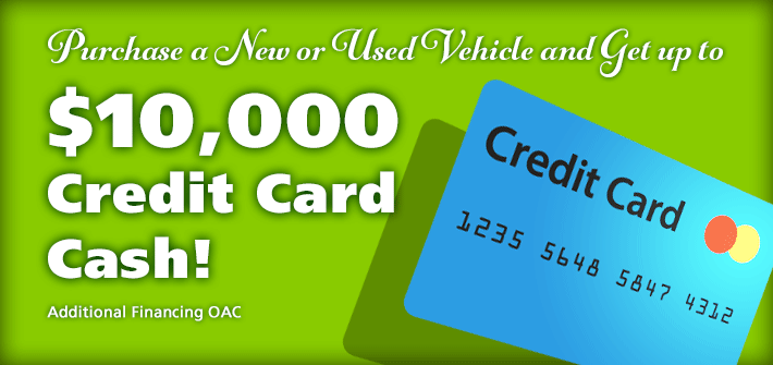 $10,000 Credit Card Cash!
